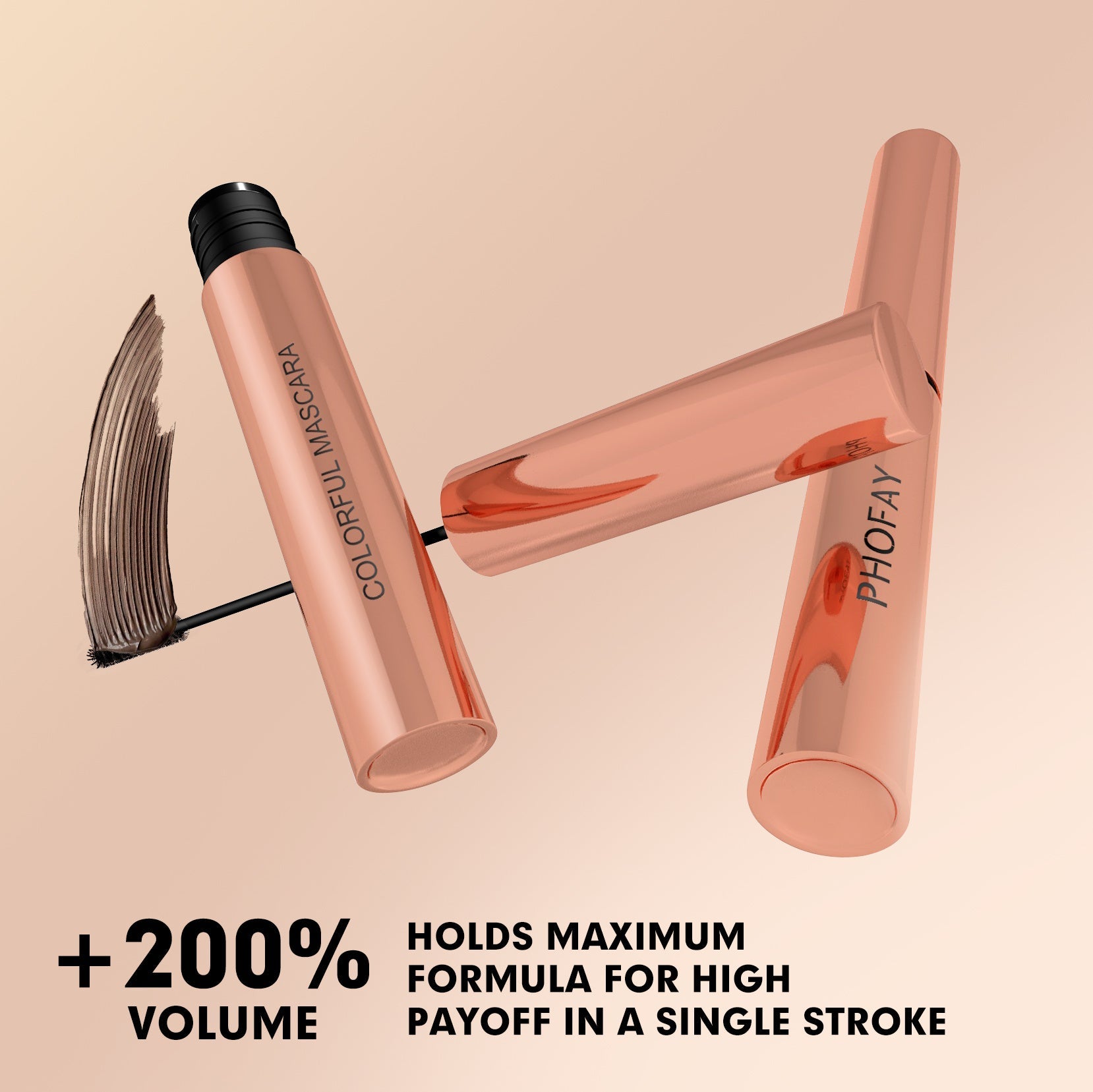 Mascara Coloré PHOFAY - Longueur et Volume - Allomarc.com