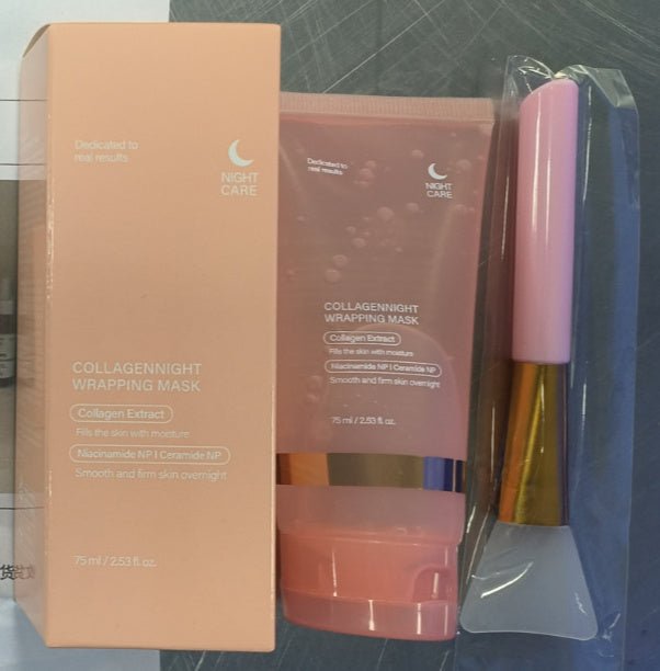 Masque de Nuit au Collagène - Hydratation et Fermeté - Allomarc.com