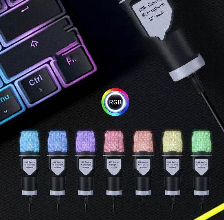 Microphone de Jeu RGB Transparent Esports - Allomarc.com