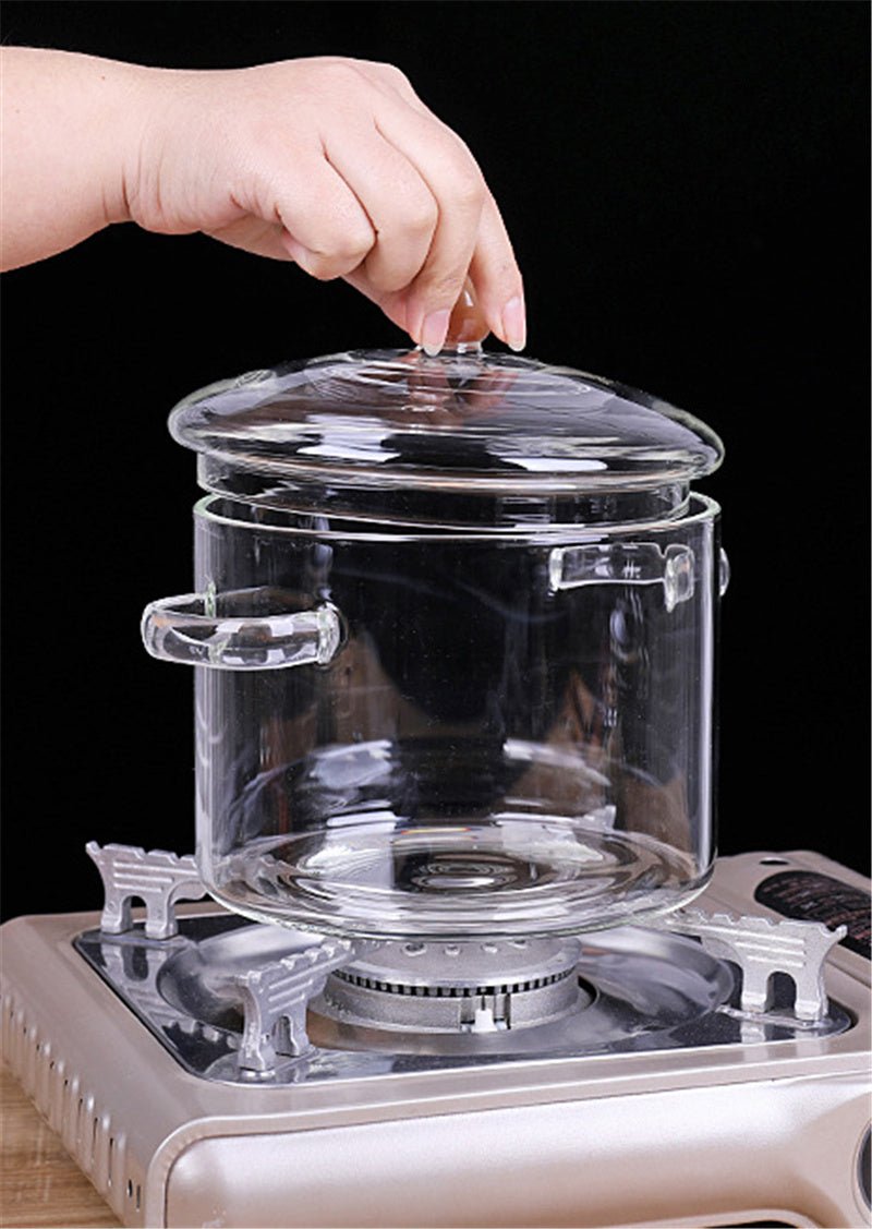 Mini Casserole en Verre Transparent pour Cuisine - Outils de Cuisson - Allomarc.com