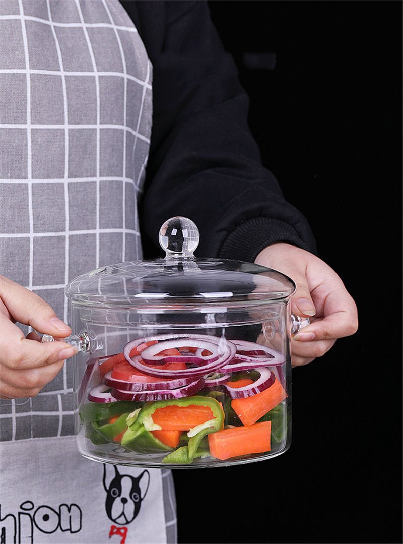 Mini Casserole en Verre Transparent pour Cuisine - Outils de Cuisson - Allomarc.com