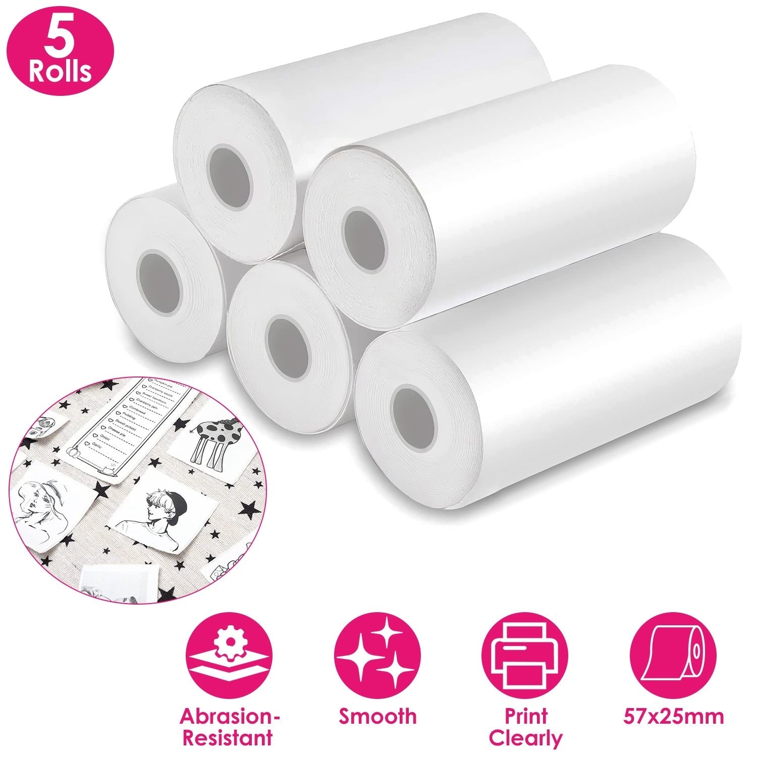 Mini Imprimante - Options de Papier pour Imprimante - Allomarc.com