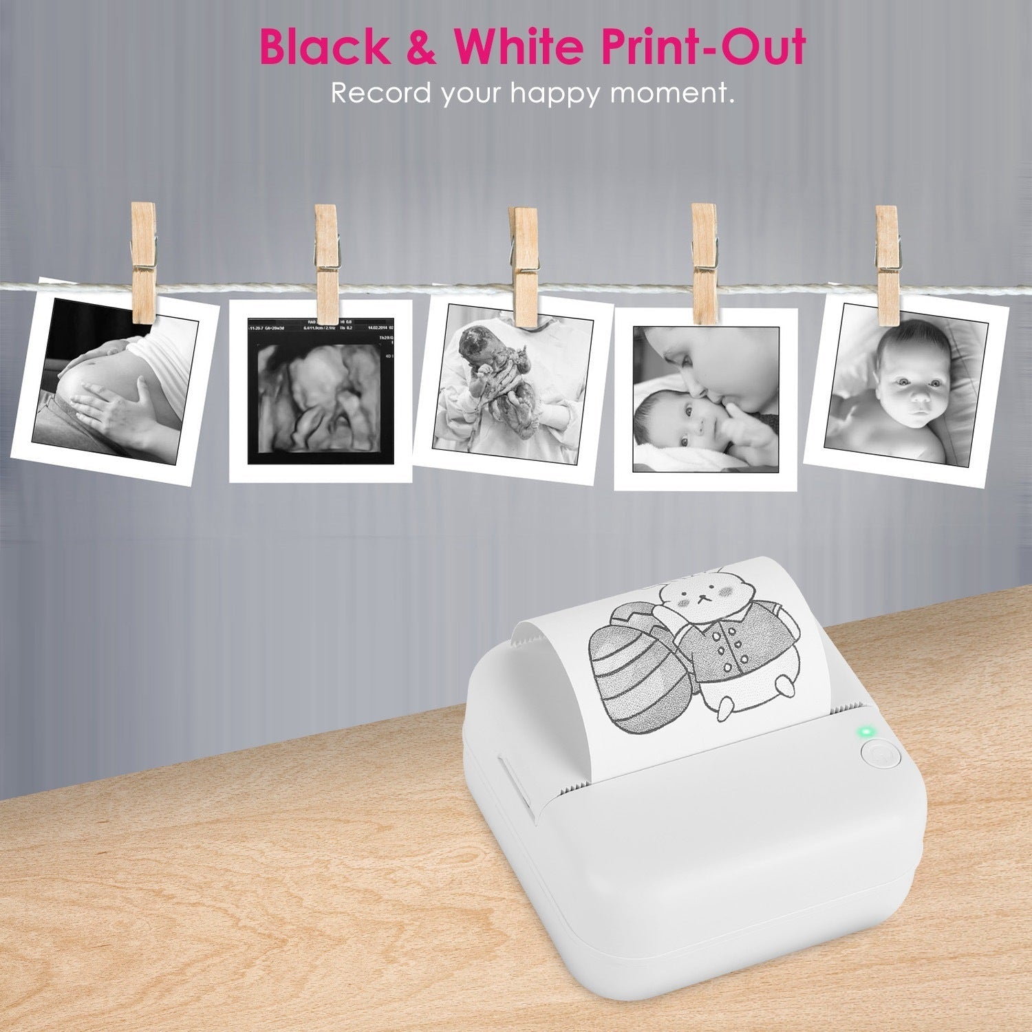 Mini Imprimante - Options de Papier pour Imprimante - Allomarc.com