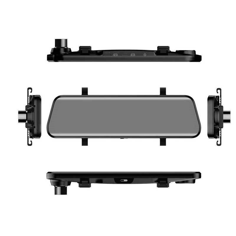 Miroir de Rétrovision Électronique HD avec Vision Nocturne 10 et 12 Pouces - Allomarc.com