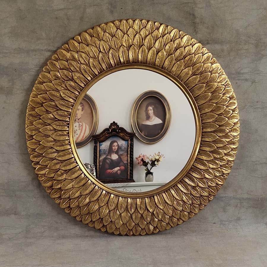 Miroir de Salle de Bain Européen Rétro Créatif - Allomarc.com