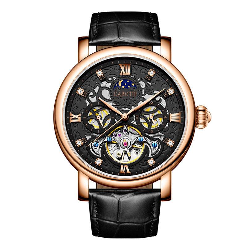 Montre en Cuir Luminante Étanche pour Hommes - Allomarc.com