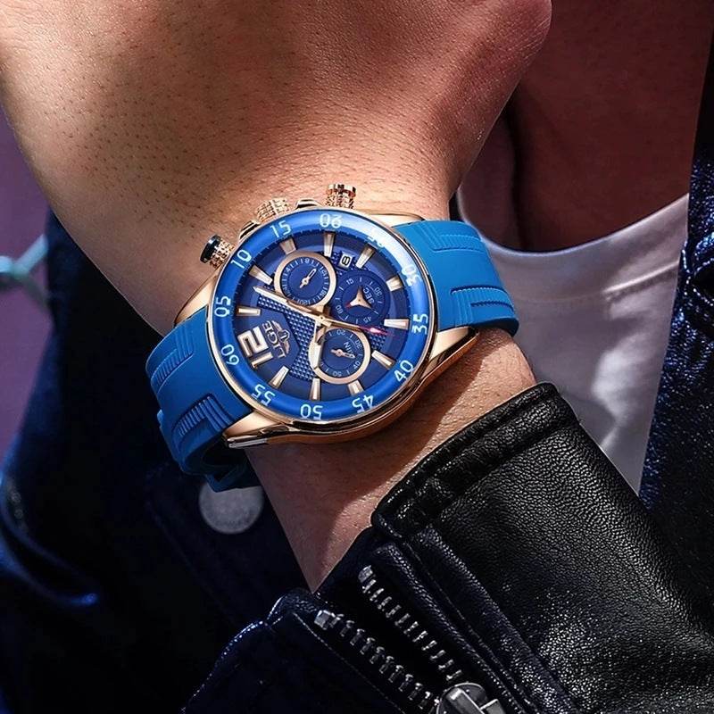 Montre Homme Étanche Multifonction Quartz - Allomarc.com