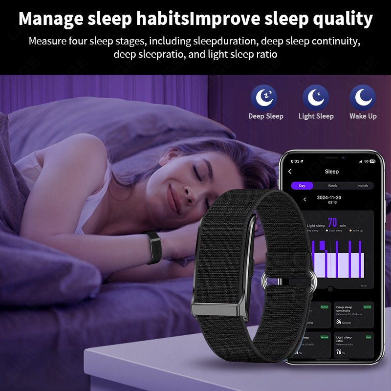 Montre Intelligente de Plein Air Élégante et Polyvalente avec Détection de Santé et Fitness - Allomarc.com