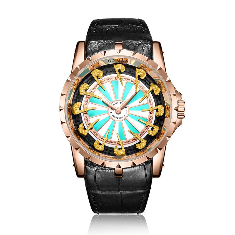 Montre pour homme ONOLA Round Table Knights en quartz unique - Allomarc.com