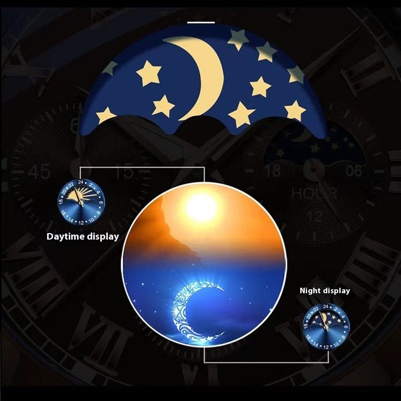 Montre Sportive Multifonctionnelle Étanche Luminante pour Hommes avec Trois Yeux et Six Aiguilles - Allomarc.com