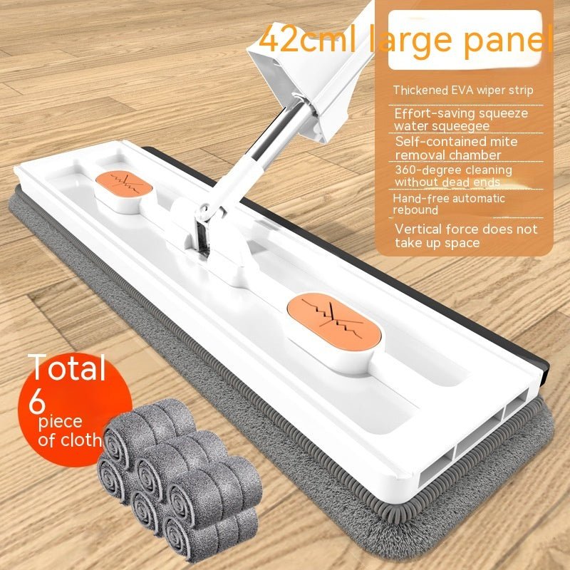 Nouveau Mop Plat Large Style 360° Rotation - Parfait pour Tous Types de Sols - Allomarc.com