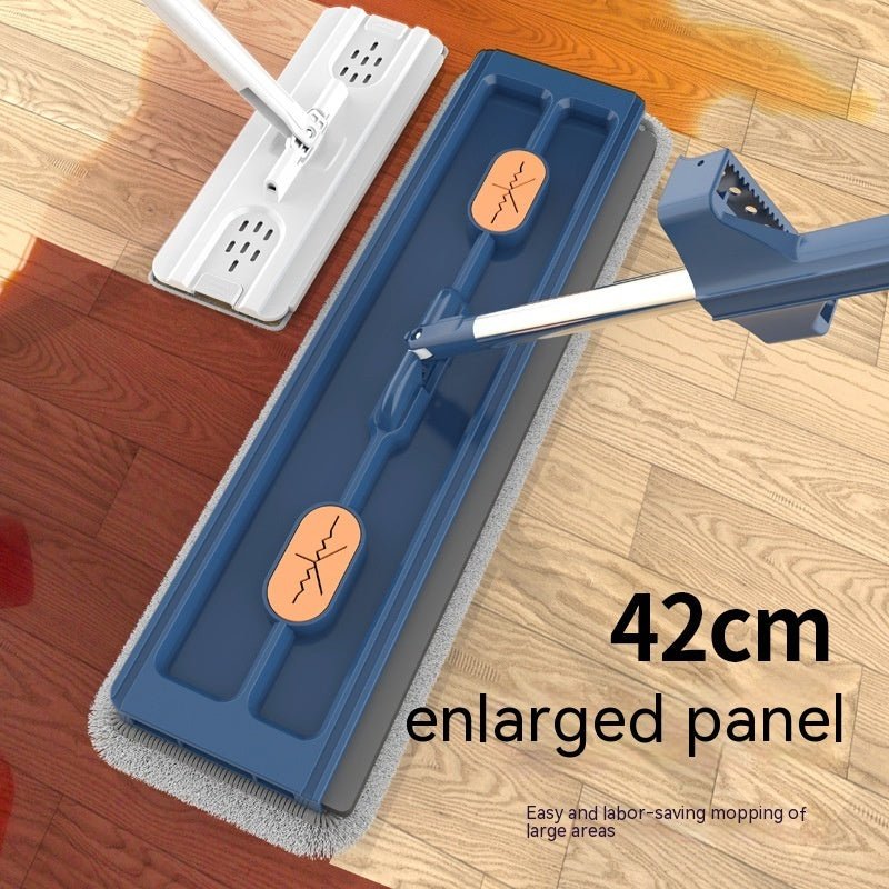 Nouveau Mop Plat Large Style 360° Rotation - Parfait pour Tous Types de Sols - Allomarc.com