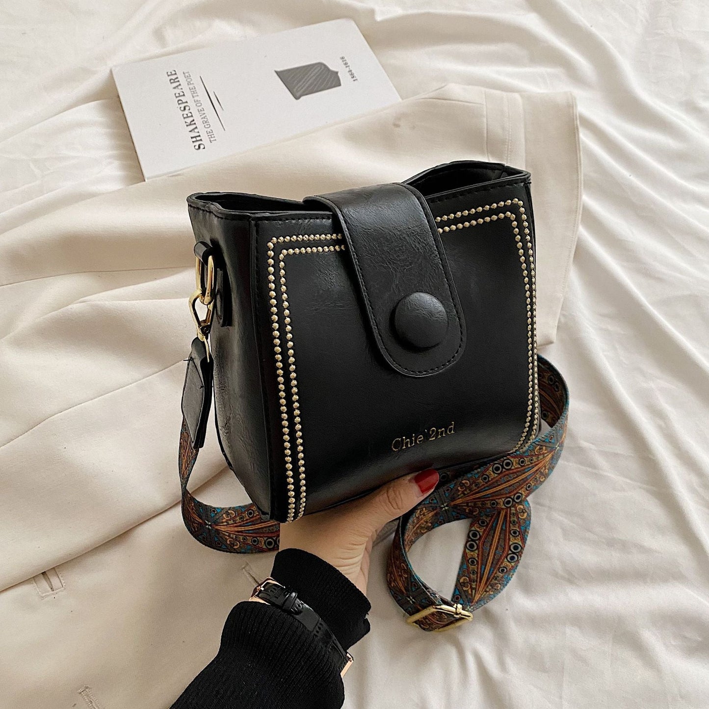 Nouveau Sac à Bandoulière Rétro de Haute Texture - Allomarc.com