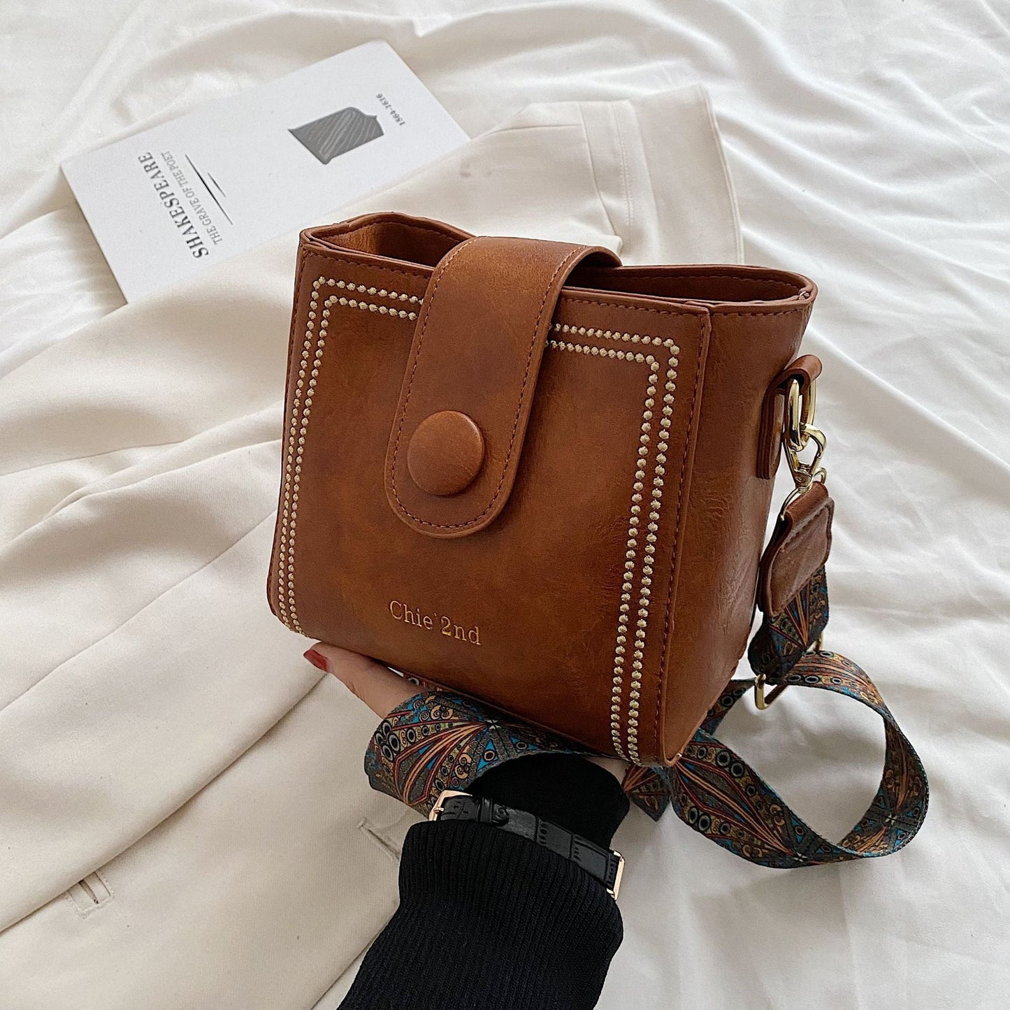 Nouveau Sac à Bandoulière Rétro de Haute Texture - Allomarc.com