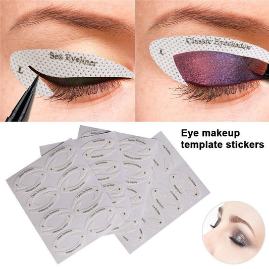 Nouveau Sticker Template de Maquillage pour Yeux - Allomarc.com