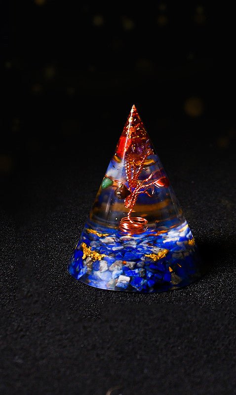 Ornements en Pyramide de Cristal Naturel – Énergie Spirituelle et Chance - Allomarc.com