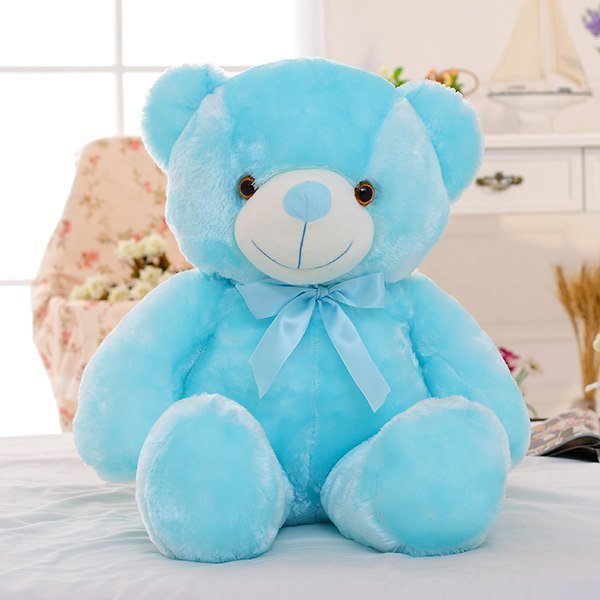 Ours en Peluche LED Lumineux - Cadeau de Noël Coloré pour Enfants - Allomarc.com