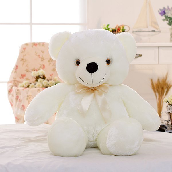 Ours en Peluche LED Lumineux - Cadeau de Noël Coloré pour Enfants - Allomarc.com