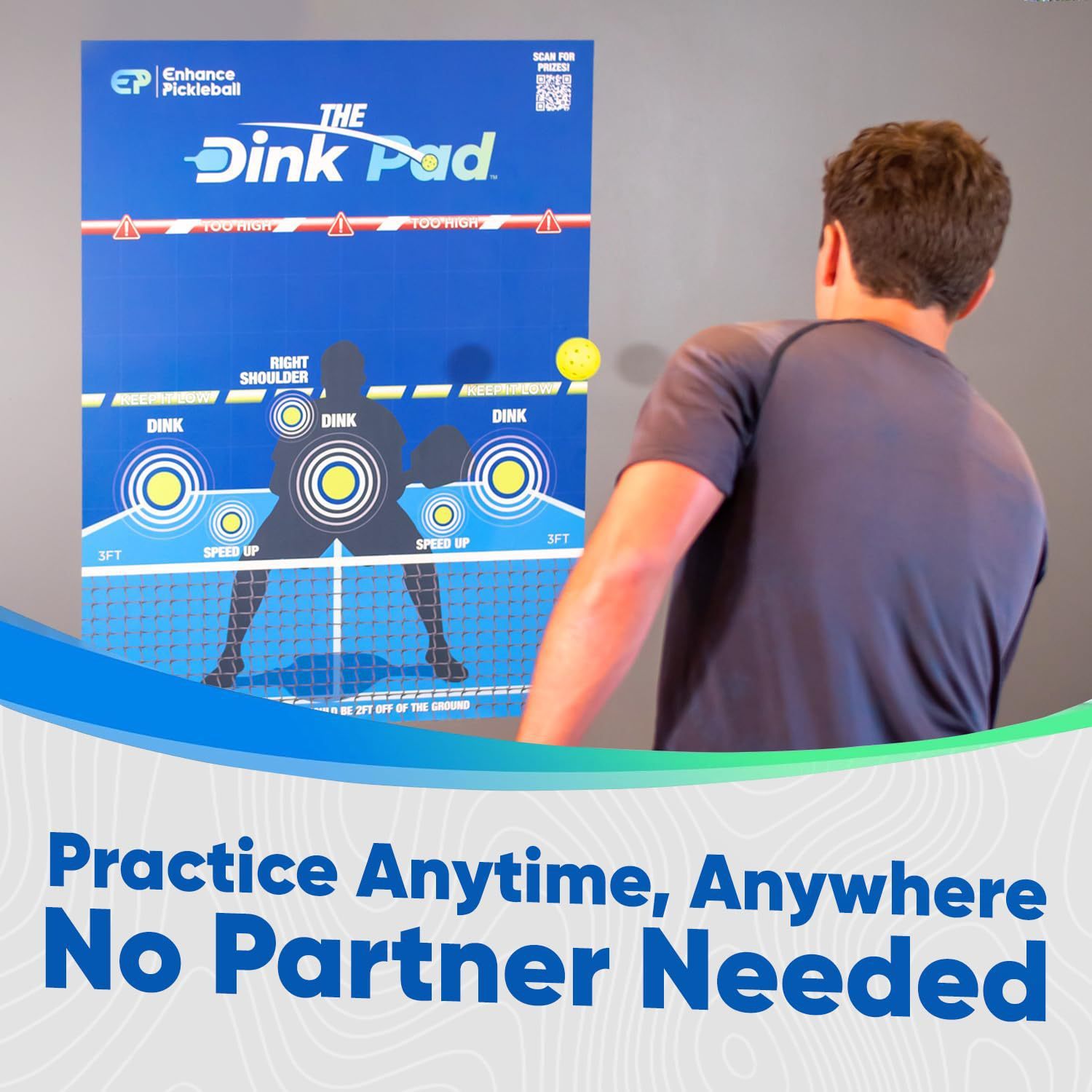 Pad d'entraînement Pickleball Dink, Pratiquez vos Dinks - Allomarc.com