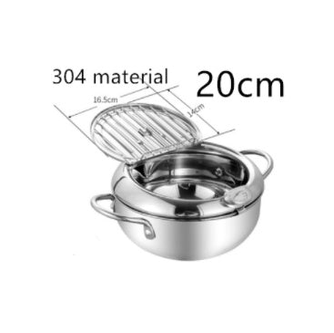 Panier de Friture Pliant Télescopique en Acier Inoxydable - Allomarc.com