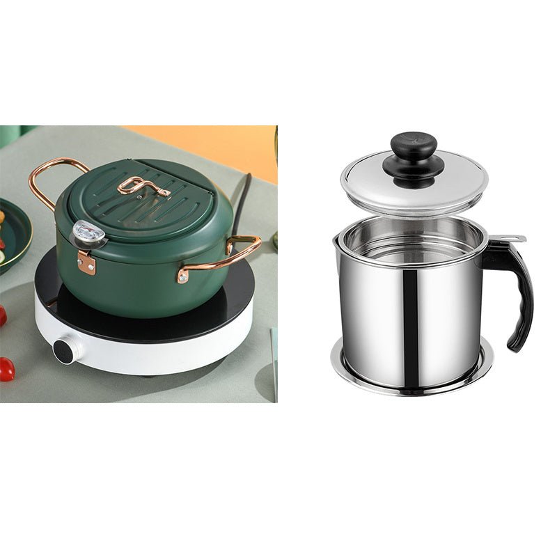 Panier de Friture Pliant Télescopique en Acier Inoxydable - Allomarc.com