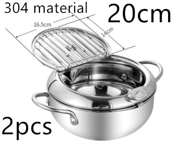 Panier de Friture Pliant Télescopique en Acier Inoxydable - Allomarc.com