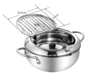 Panier de Friture Pliant Télescopique en Acier Inoxydable - Allomarc.com