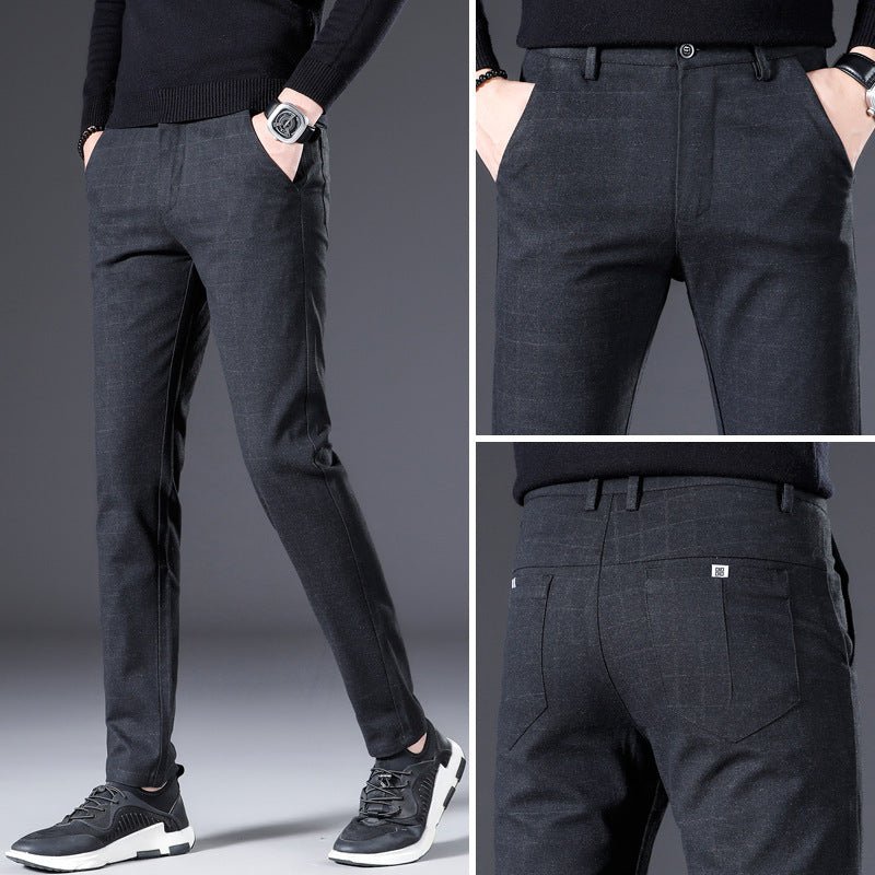 Pantalons Intelligents Slim Fit pour Hommes – Tissu Élastique - Allomarc.com