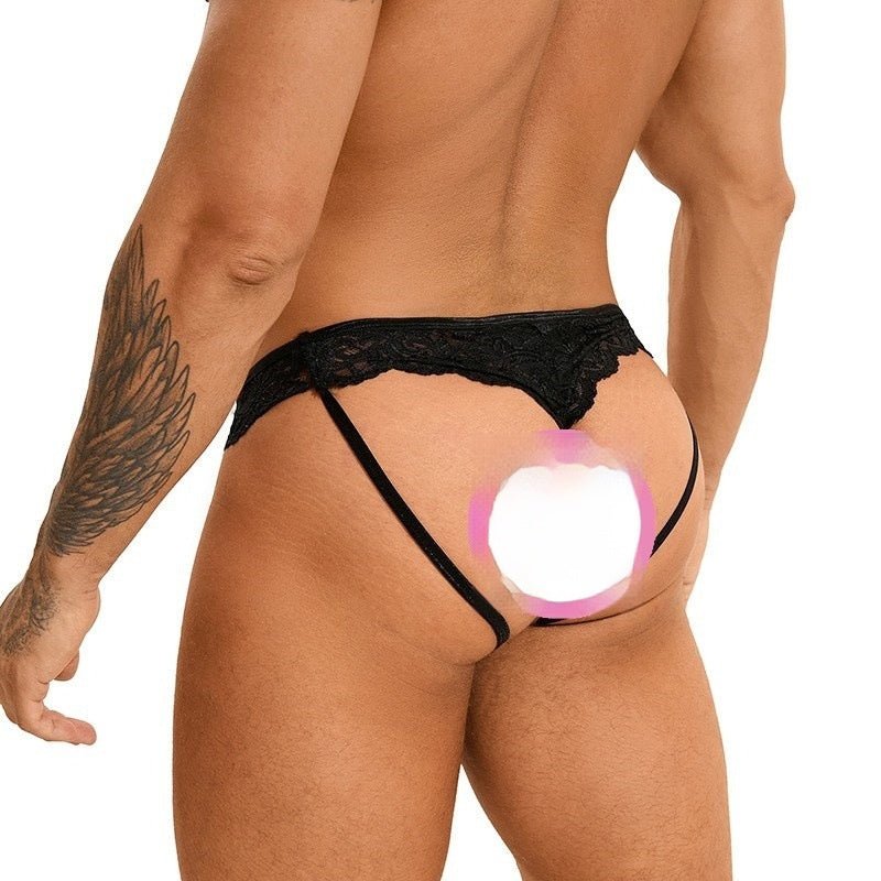 Pantalons T - back en Simili Cuir pour Hommes - Allomarc.com