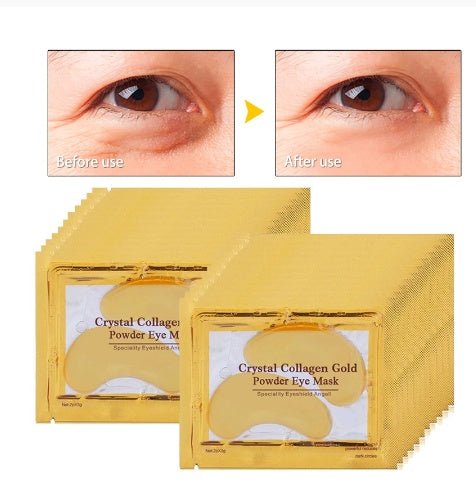 Patch Contour des Yeux en Collagène Cristal Or - Anti - Âge & Anti - Acné - Allomarc.com