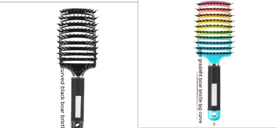 Peigne Courbé Épais avec Brosse de Massage à Huit Griffe - Allomarc.com