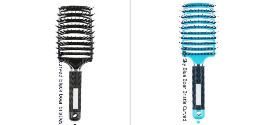 Peigne Courbé Épais avec Brosse de Massage à Huit Griffe - Allomarc.com