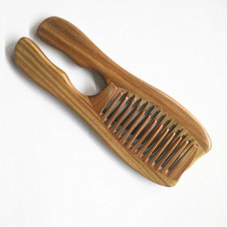 Peigne en Bois de Santal Vert - Allomarc.com