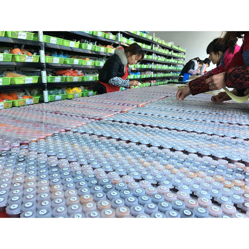 Peinture à l'huile numérique sans cadre DIY4050 - Paysage - Allomarc.com