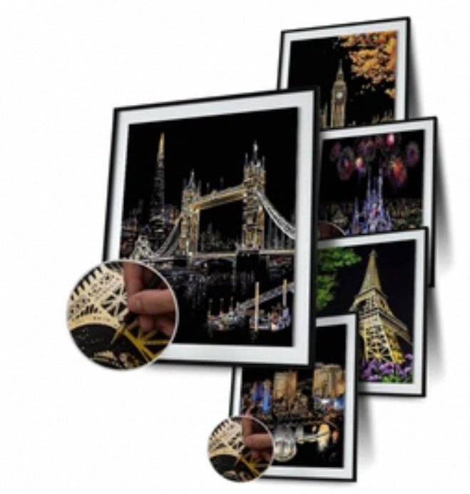 Peinture décorative à gratter pour des souvenirs inoubliables - Allomarc.com