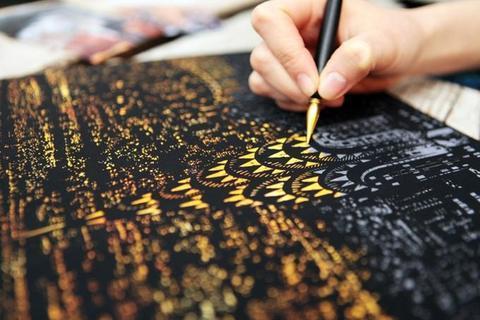 Peinture décorative à gratter pour des souvenirs inoubliables - Allomarc.com