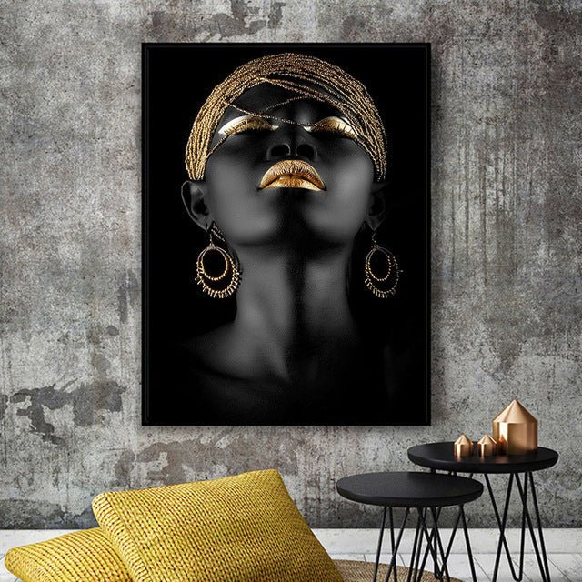 Peinture Décorative Femme Africaine - Allomarc.com