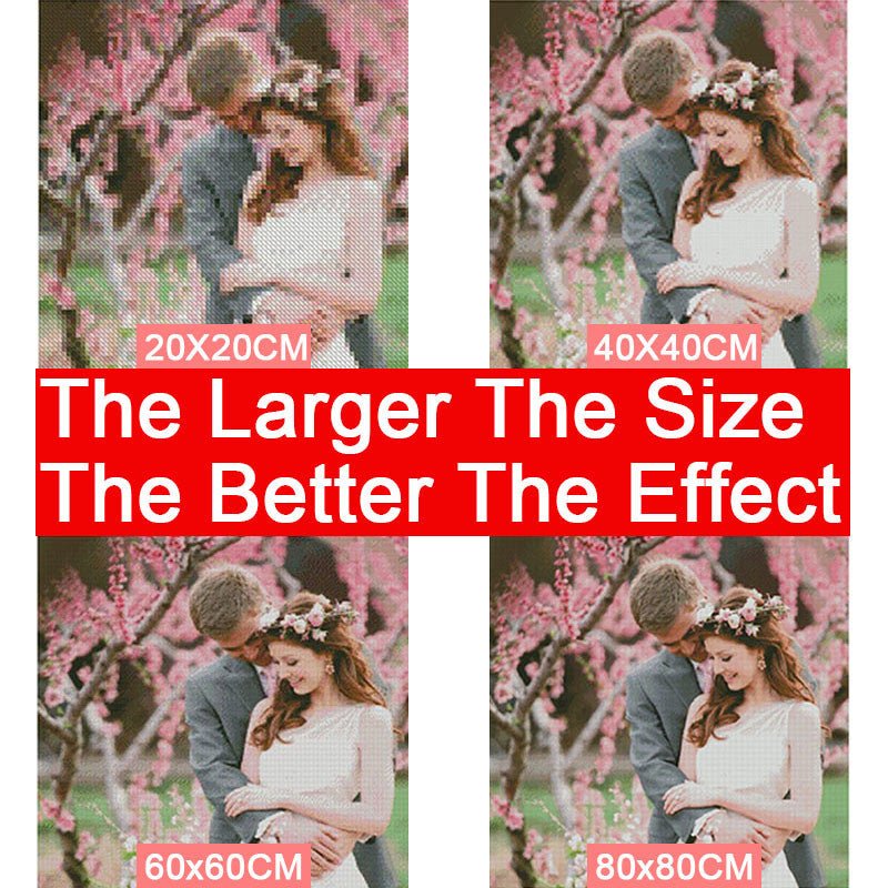 Peinture Diamant DIY - Quatre Peintures Consécutives - Allomarc.com