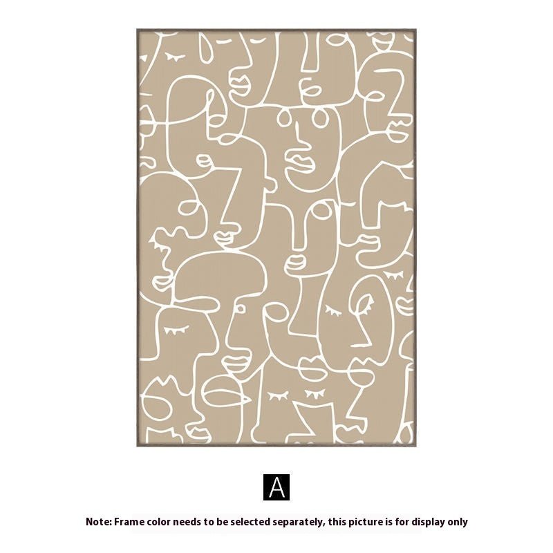 Peinture Murale Décorative pour Salon – Canapé de Style Cartoon - Allomarc.com