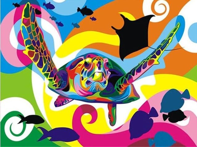 Peinture Numérique à Faire Soi - Même - Moderne - Allomarc.com