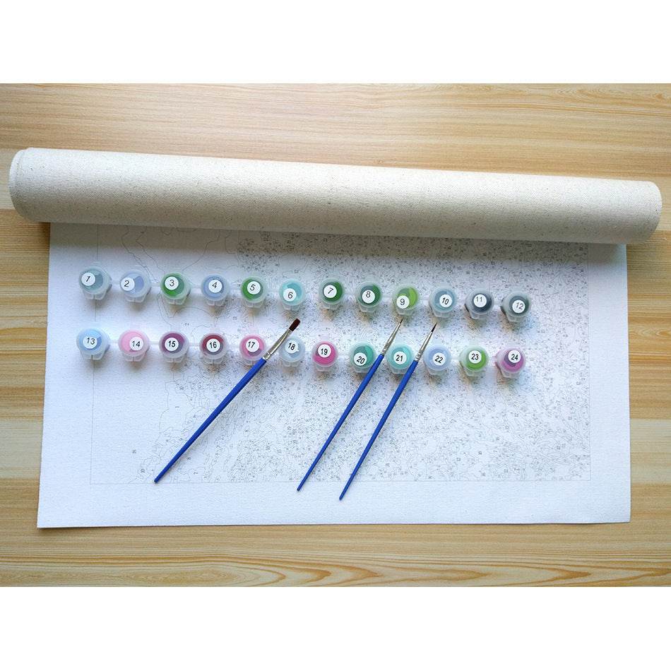 Peinture numérique décorative sans cadre - Allomarc.com