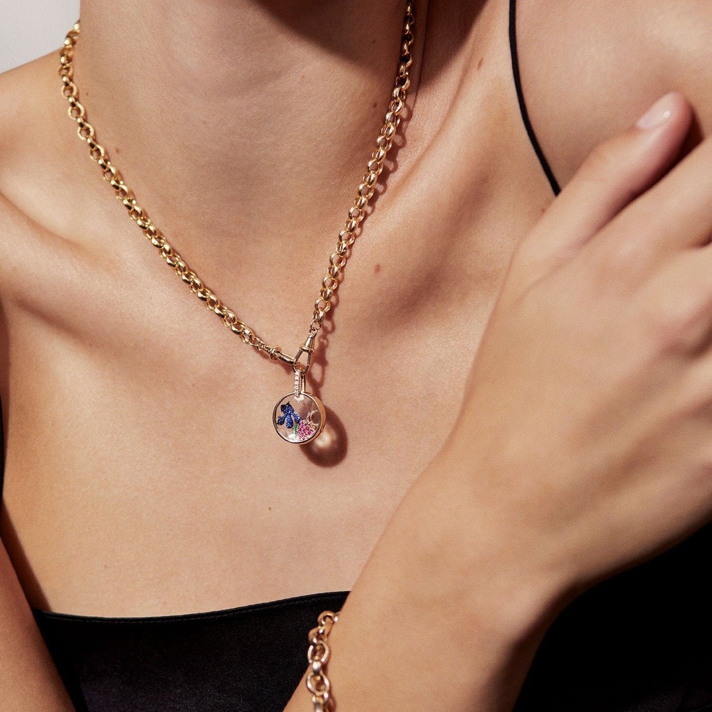 Pendentif Commemoratif Transparent Personnalisé Français Rétro - Allomarc.com