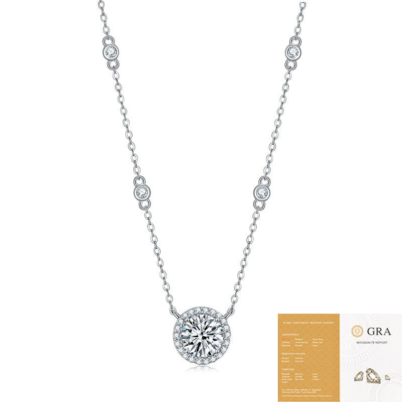 Pendentif Étoile en Argent 925 avec Chaîne Clavicule - Ne S'efface Pas - Allomarc.com