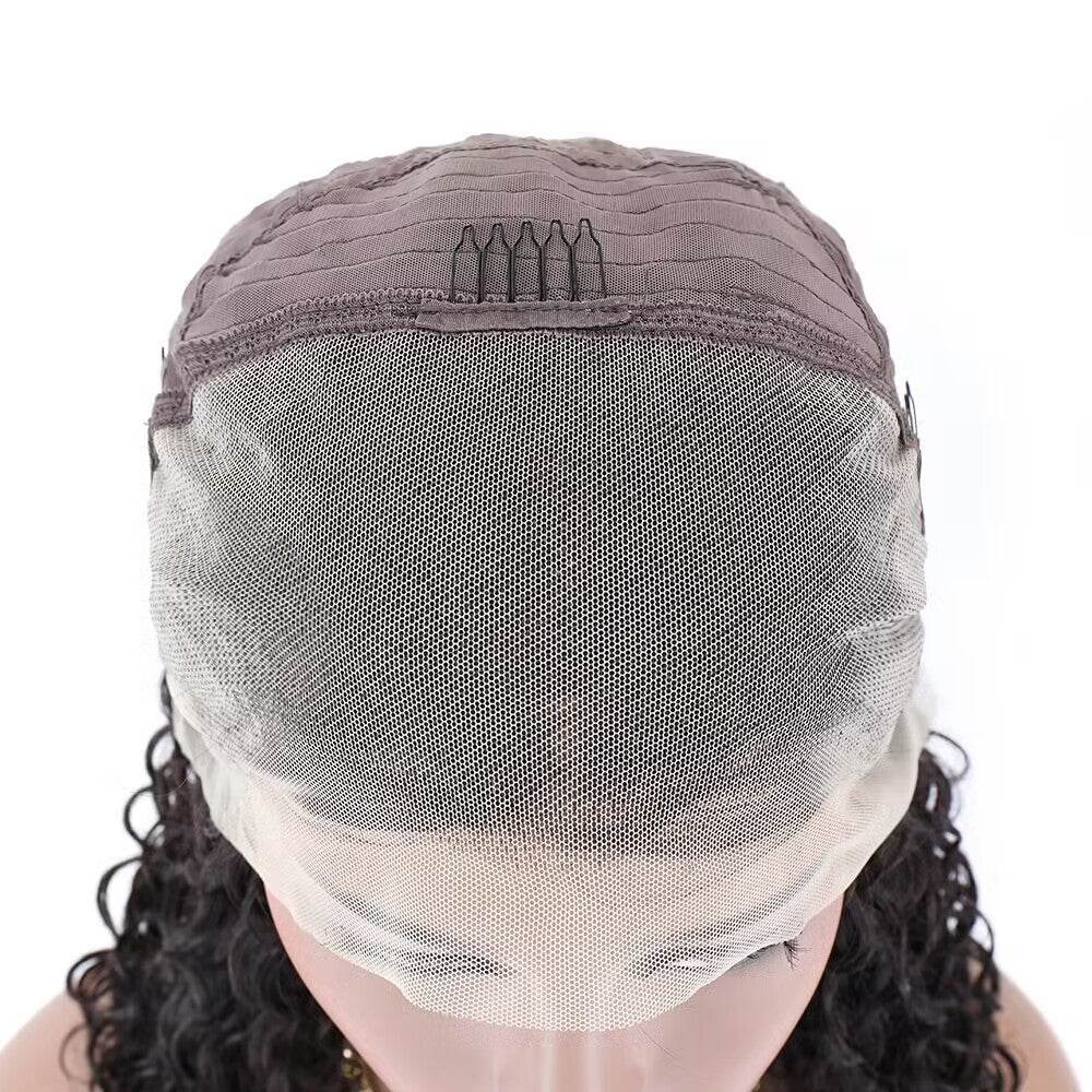 Perruque Bob Ondulée en Cheveux Humains - Allomarc.com