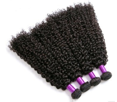 Perruque en Cheveux Humains Vierge Brésiliens Bouclés Kinky - Allomarc.com