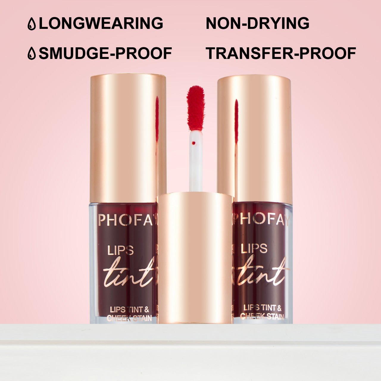 PHOFAY Lip Tint - Teint à Lèvres Longue Durée - Allomarc.com