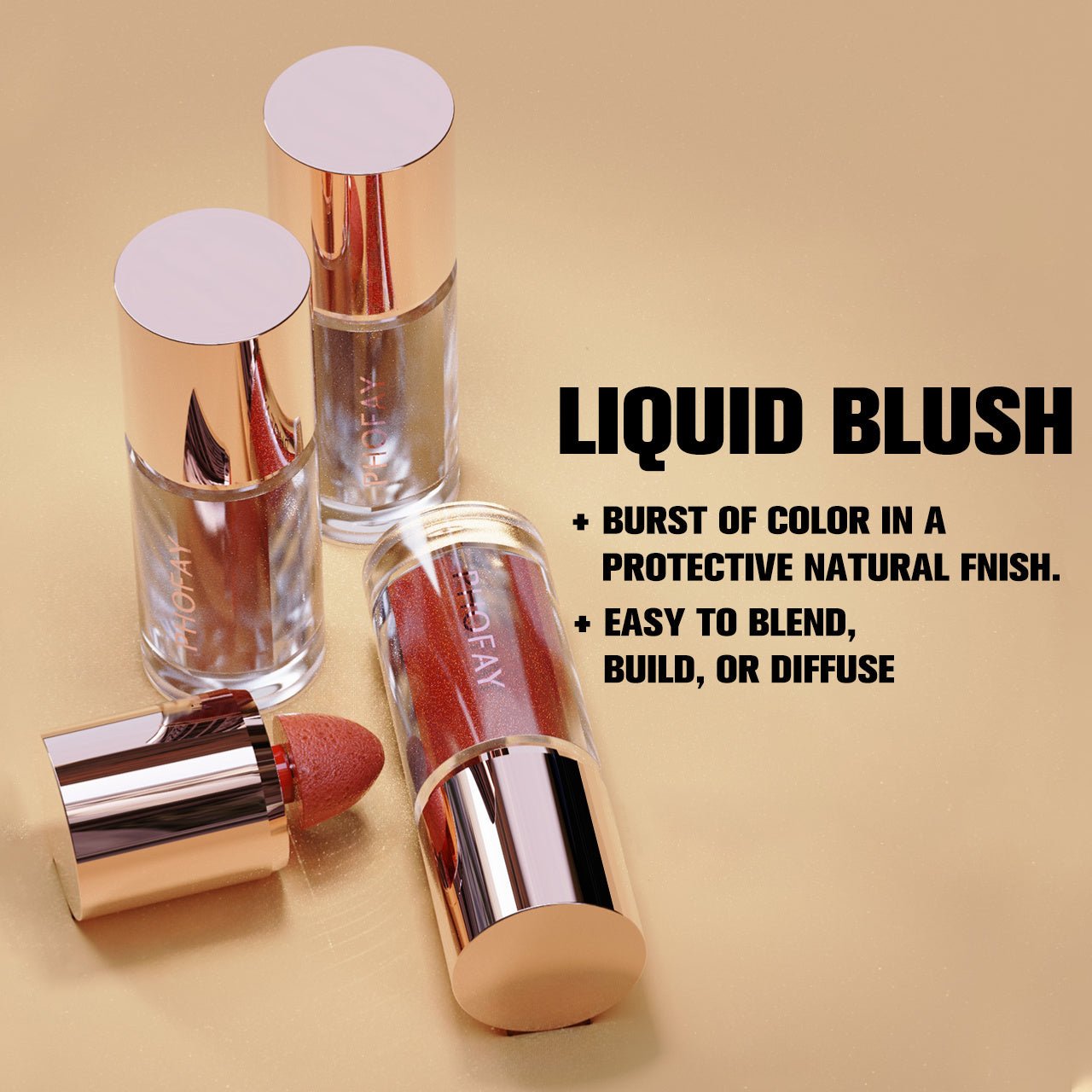 PHOFAY Mousse Liquid Blush - Allomarc.com