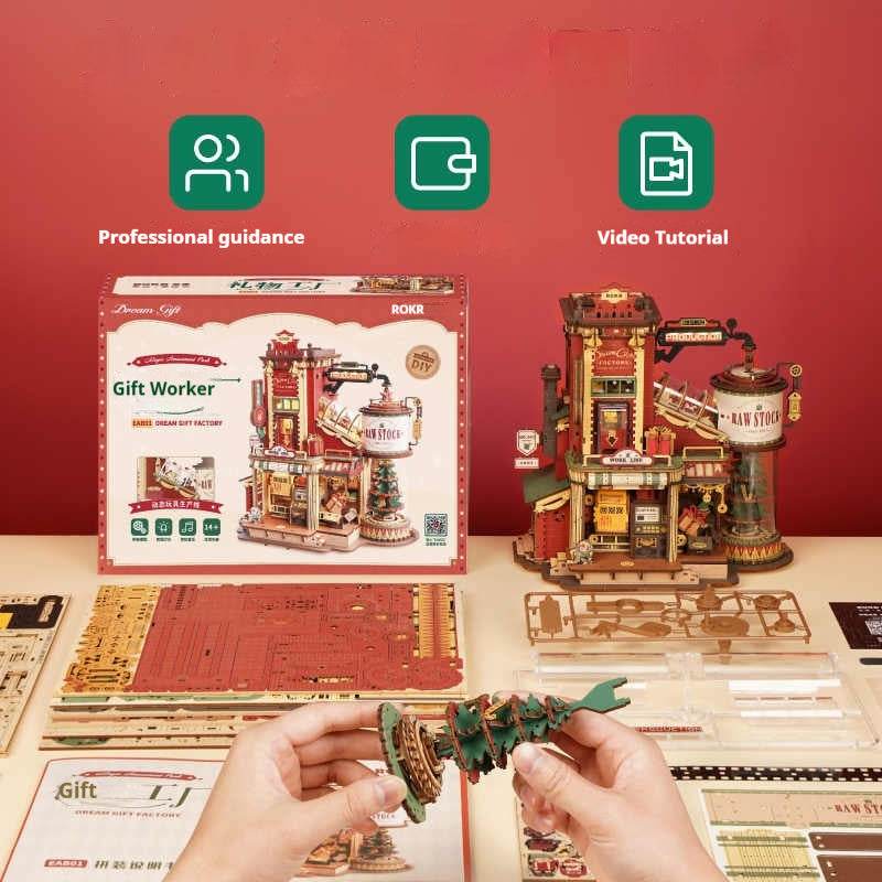 Puzzle 3D en Bois - Jouet d'Assemblage - Allomarc.com