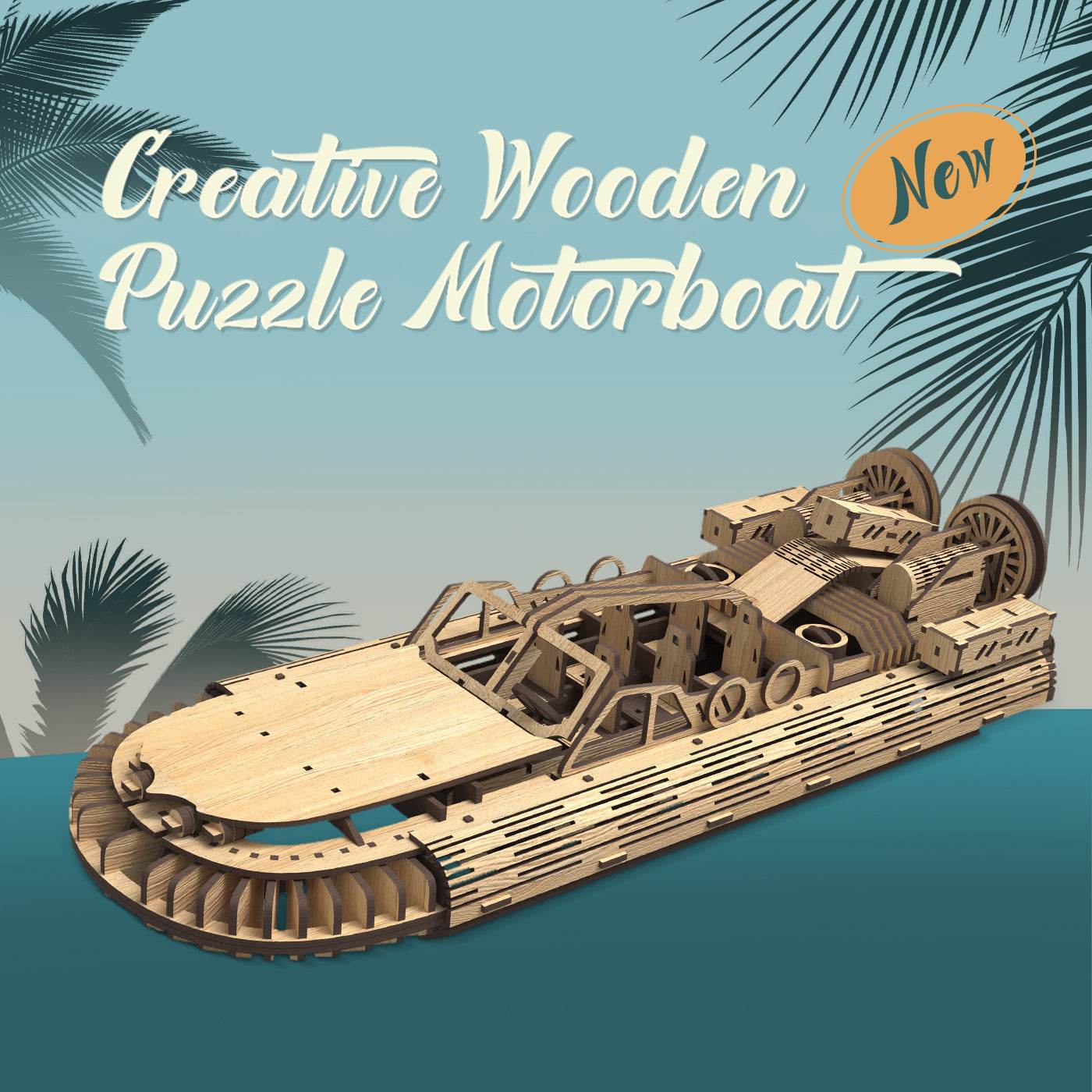 Puzzle en forme de speedboat Allengrad - Allomarc.com