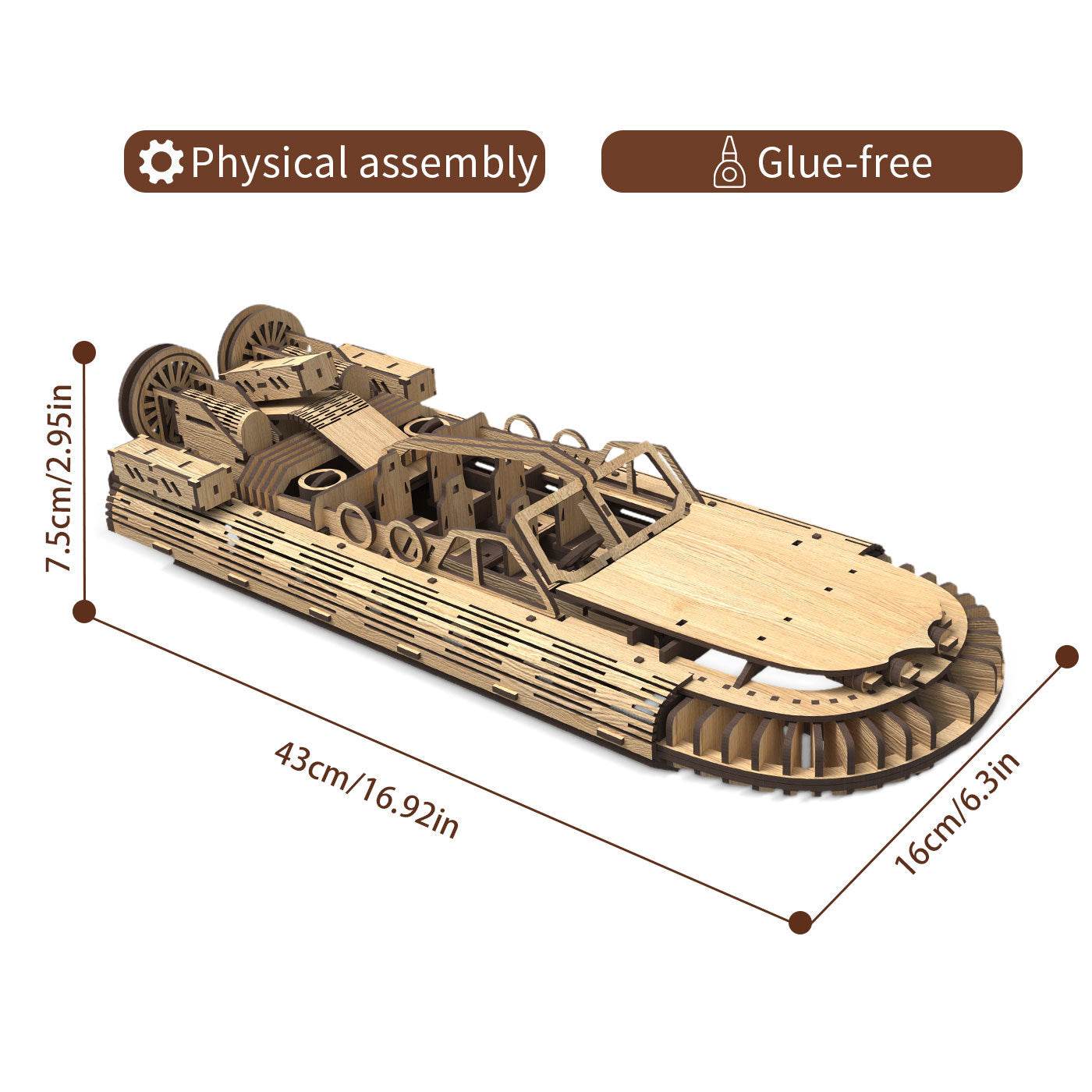 Puzzle en forme de speedboat Allengrad - Allomarc.com